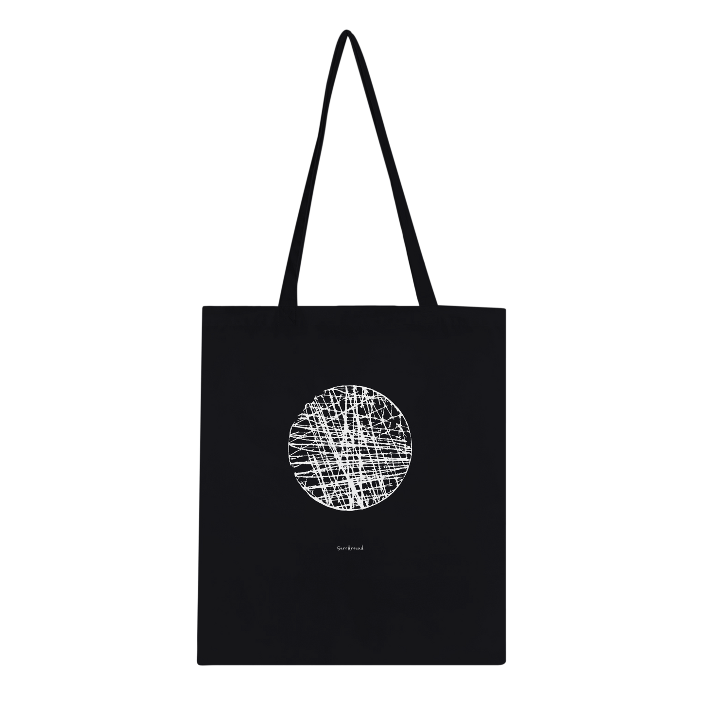 Unique one-of-a-kind Tote bag, Reflection in environment. Abstract image of self-reflection created by Japanese artist. Tote bags being eco-conscious, reinforced handles for more stability.