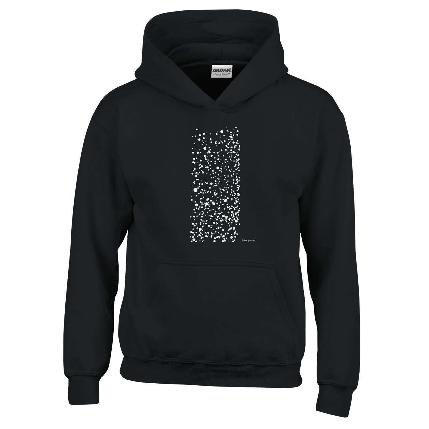 Unique Classic Kids Hoodie, Snow designed by Japanese artist. Illustrated snow designed by Japanese artist. Pullover, 50% cotton & 50% polyester hoodie, durability with soft feel. Ideal for year-round wear.