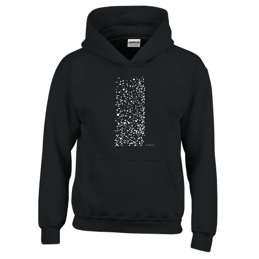 Unique Classic Kids Hoodie, Snow designed by Japanese artist. Illustrated snow designed by Japanese artist. Pullover, 50% cotton & 50% polyester hoodie, durability with soft feel. Ideal for year-round wear.