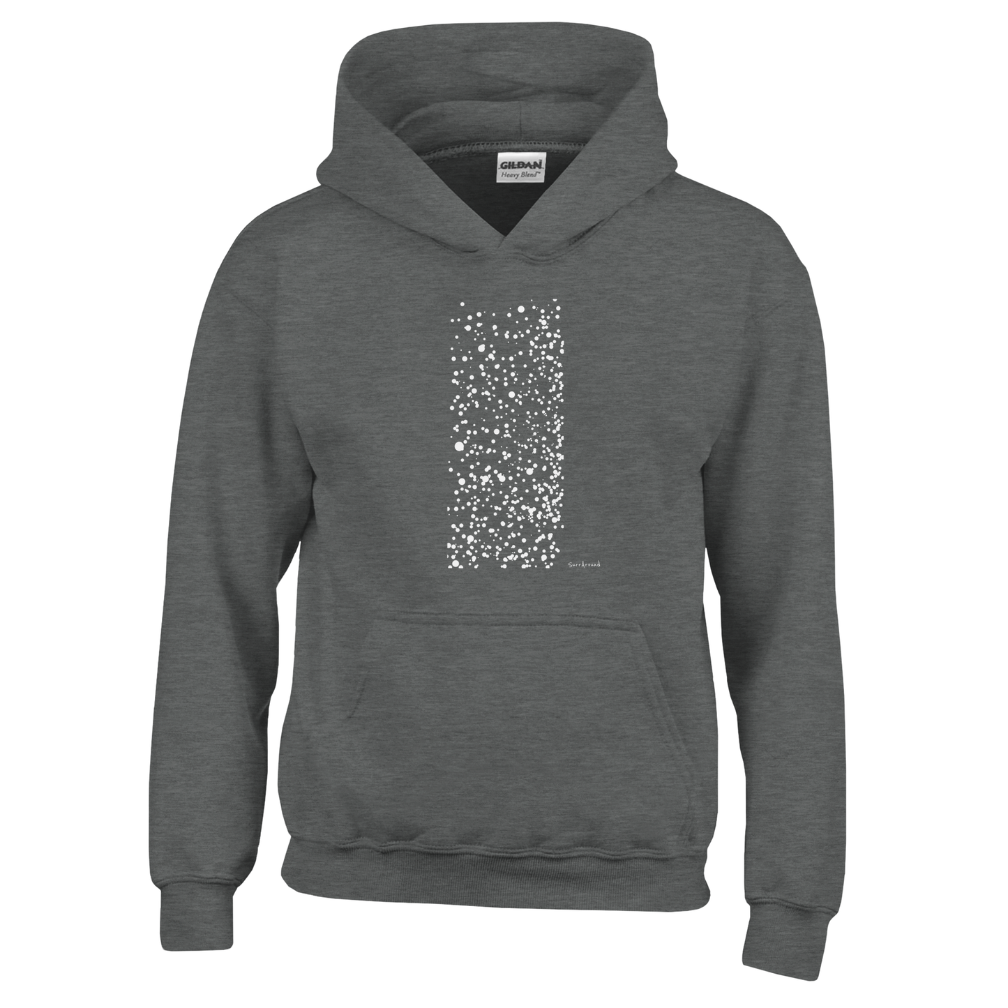 Unique Classic Kids Hoodie, Snow designed by Japanese artist. Illustrated snow designed by Japanese artist. Pullover, 50% cotton & 50% polyester hoodie, durability with soft feel. Ideal for year-round wear.