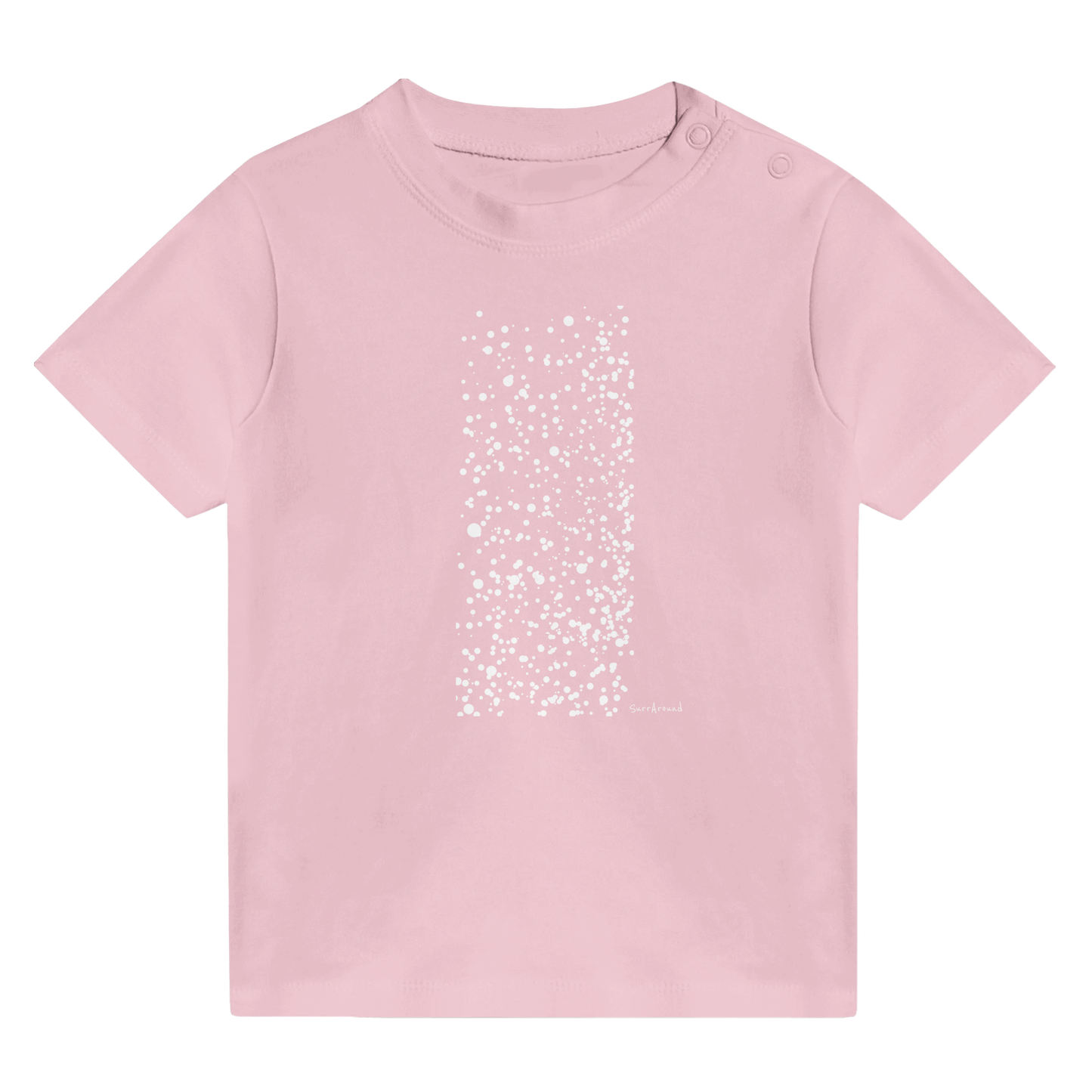 Unique Classic Baby T-shirt, Snow inspired by nature. Unisex Crewneck T-shirt, Eco-Friendly 100% cotton in soft feel. Illustrated snow designed by Japanese artist.