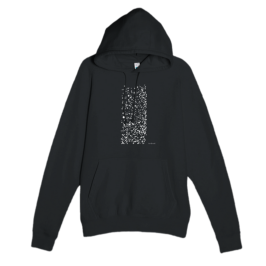 Premium Adult Hoodie, Snow inspired by nature. Discover our soft, durable unisex pullover hoodie with unique snow designed by designer. Ideal for year-round wear with a kangaroo pocket and three-panel hood.