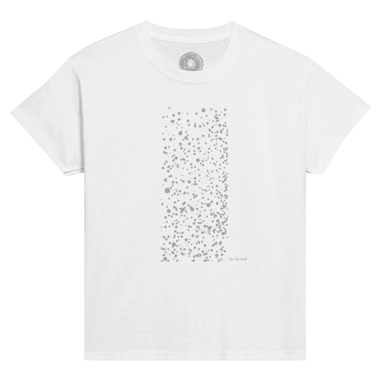 Classic Kids T-shirt, Snow designed by Japanese artist. Beautibul nature. Unisex Crewneck T-shirt, Eco-Friendly 100% cotton in soft feel. Unique design themed with snow created by artist/designer.