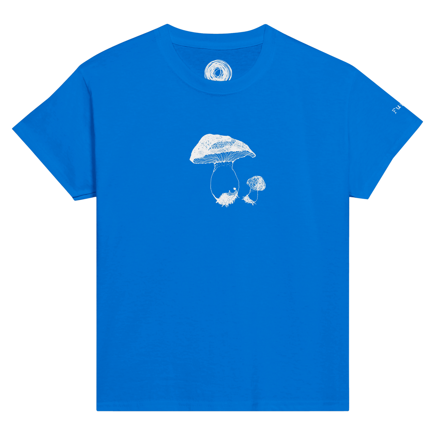 Classic Comfort Kids T-shirt, Mushroom inspired by nature. Unisex Crewneck T-shirt, Eco-Friendly 100% cotton in soft feel. Unique illustration of cute mushrooms by artist, originally hand drawn.