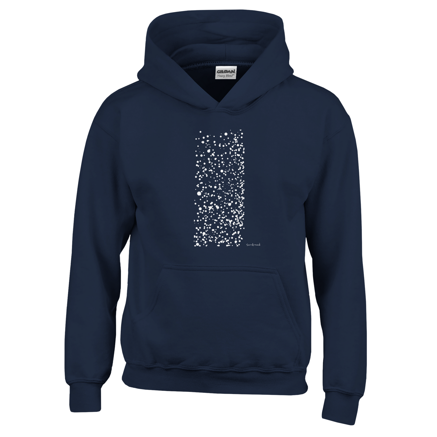 Unique Classic Kids Hoodie, Snow designed by Japanese artist. Illustrated snow designed by Japanese artist. Pullover, 50% cotton & 50% polyester hoodie, durability with soft feel. Ideal for year-round wear.